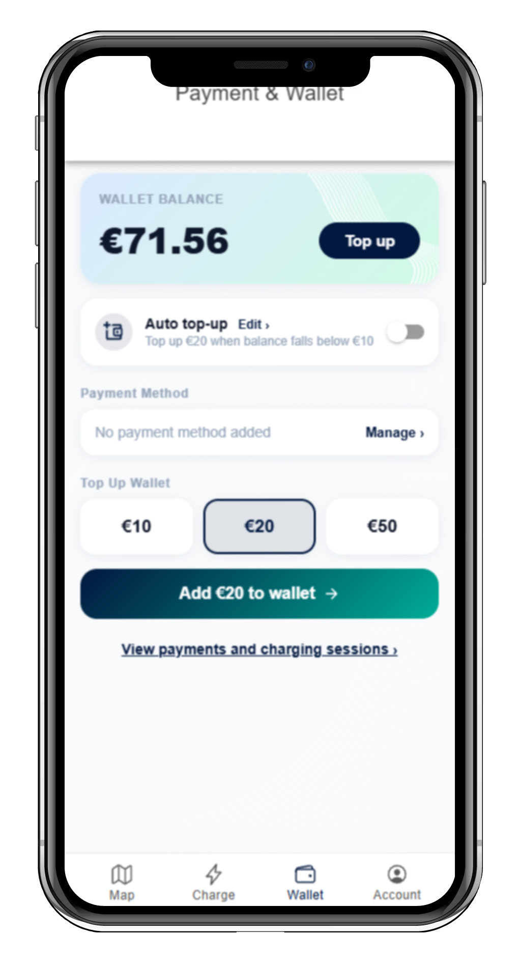 EZVolt app screenshot